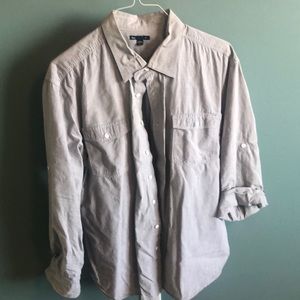 Mens long sleeve button down shirt